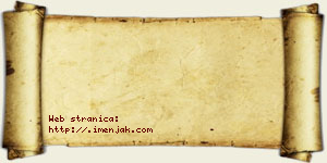 Josif Aleksić vizit kartica